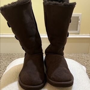 UGG Dark Brown Winter Boots
